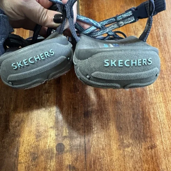 Skechers Women's Outdoor Lifestyle Sandals Navy 8 - Picture 6 of 8